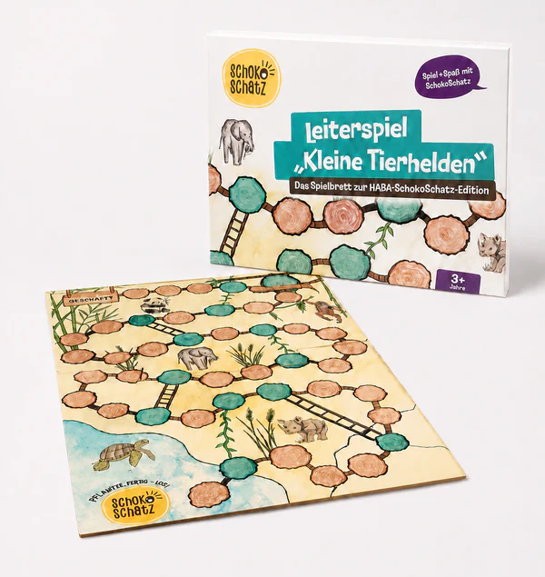 Spielplan Leiterspiel für HABA-Edition "Kleine Tierhelden" 6 Stück