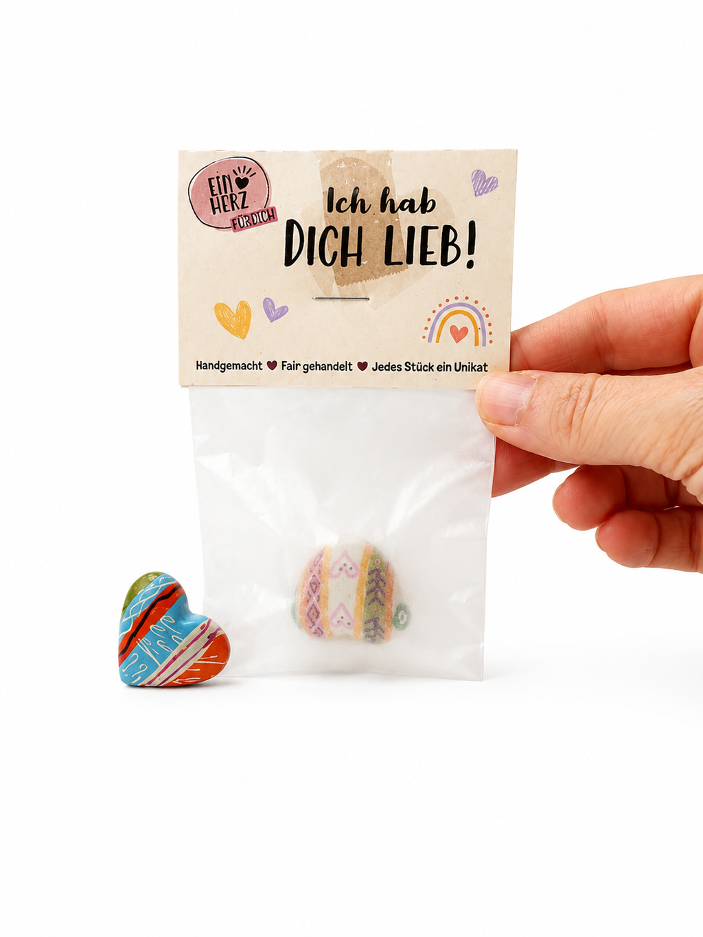 Ein Herz für Dich - einzeln in Tütchen